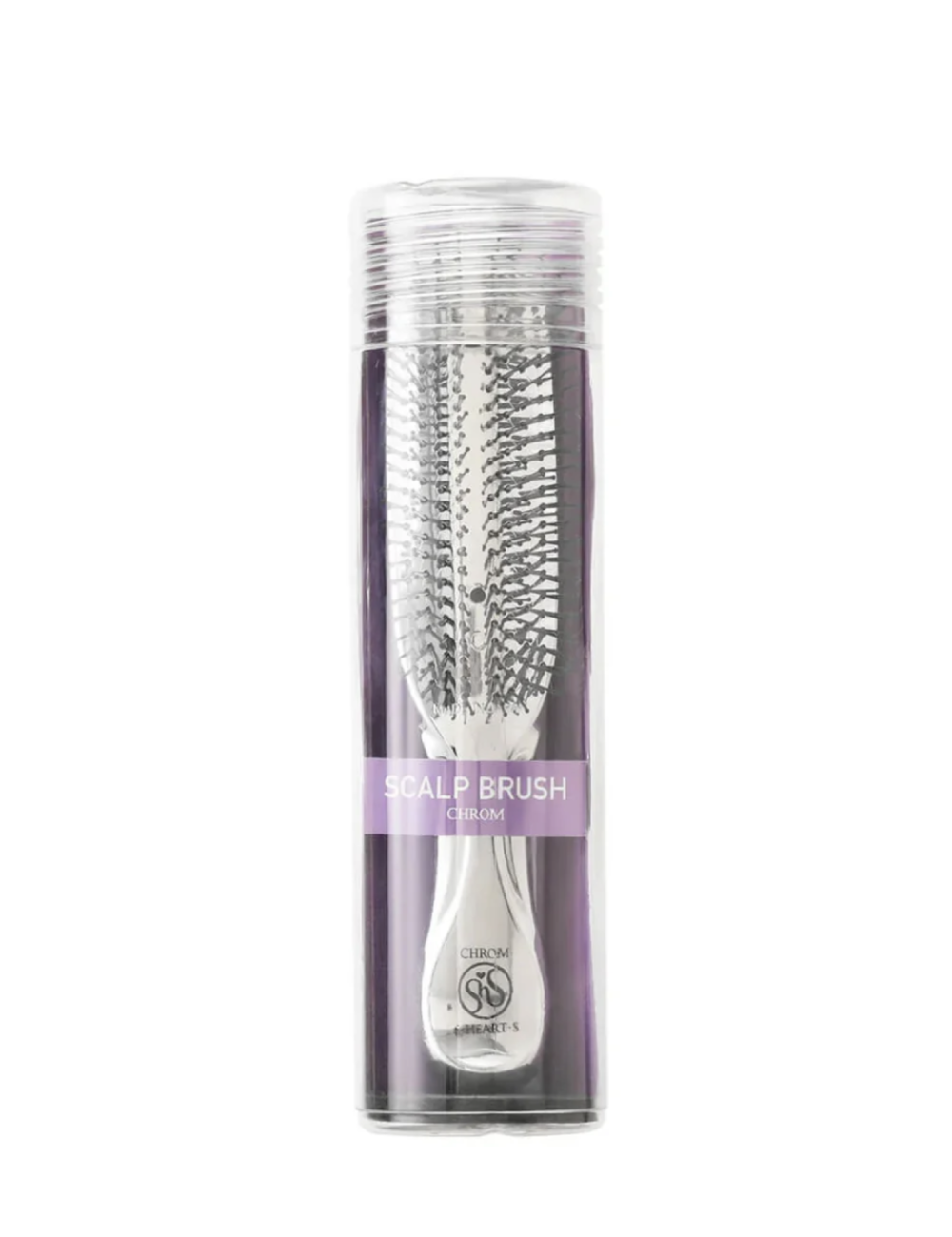 S-Heart-S Scalp Brush Chrome